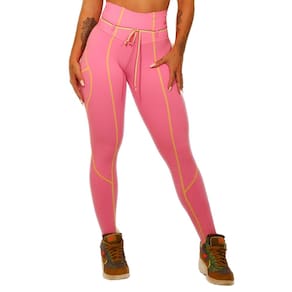 Legging  Rosa Poliamida Feminina   - CAL5090