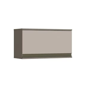 Armário Aéreo p/ Cozinha Connect Geladeira c/1 Porta Basculante 60cm Duna/Cristal - Henn