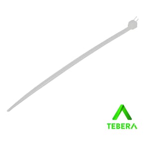 Enforca Gato Abracadeira De Nylon 3x100mm Branca (100 Pçs)