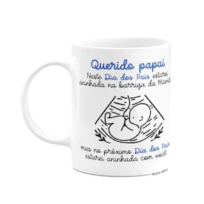Caneca Dia dos Pais - Querido futuro papai de menina
