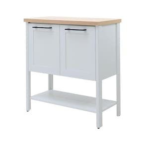 Gabinete Armário Banheiro Ditália 2 Pt C/ Tampo Bn-02 Cinza