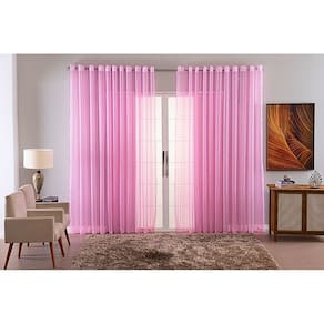 cortina sala voal quadriculado charm decoraçao 6,00x2,20