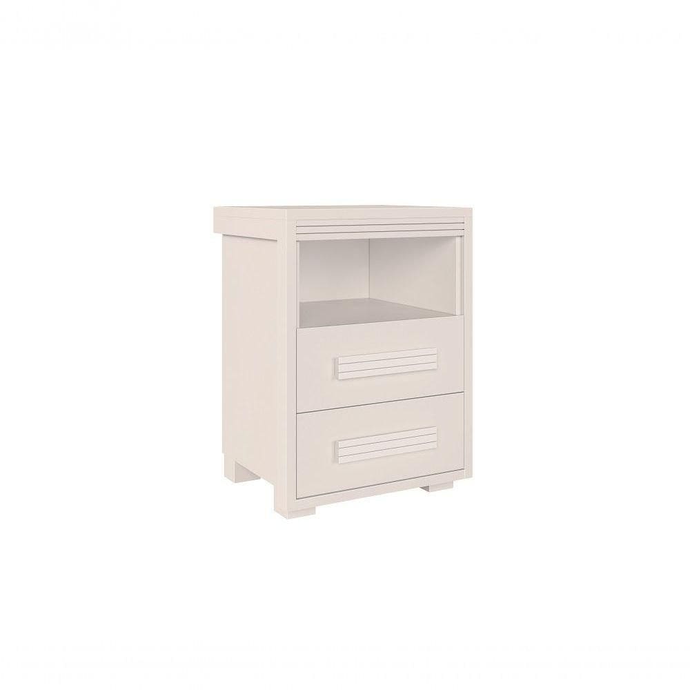 Mesa De Cabeceira Tóquio Moderna 100% Mdf 2 Gavetas Fenix