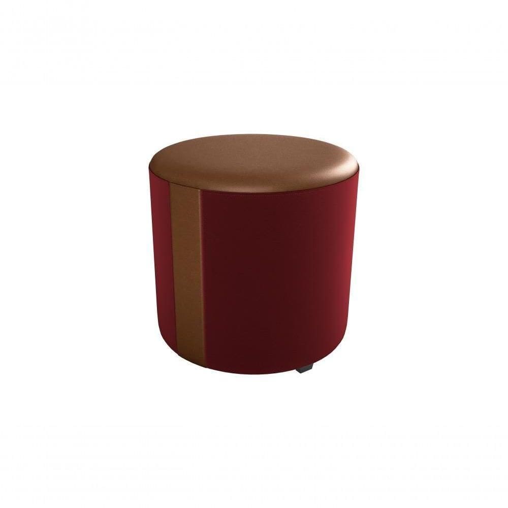 Puff Decorativo Sala Descando Copenhage Premium Veludo Matrix