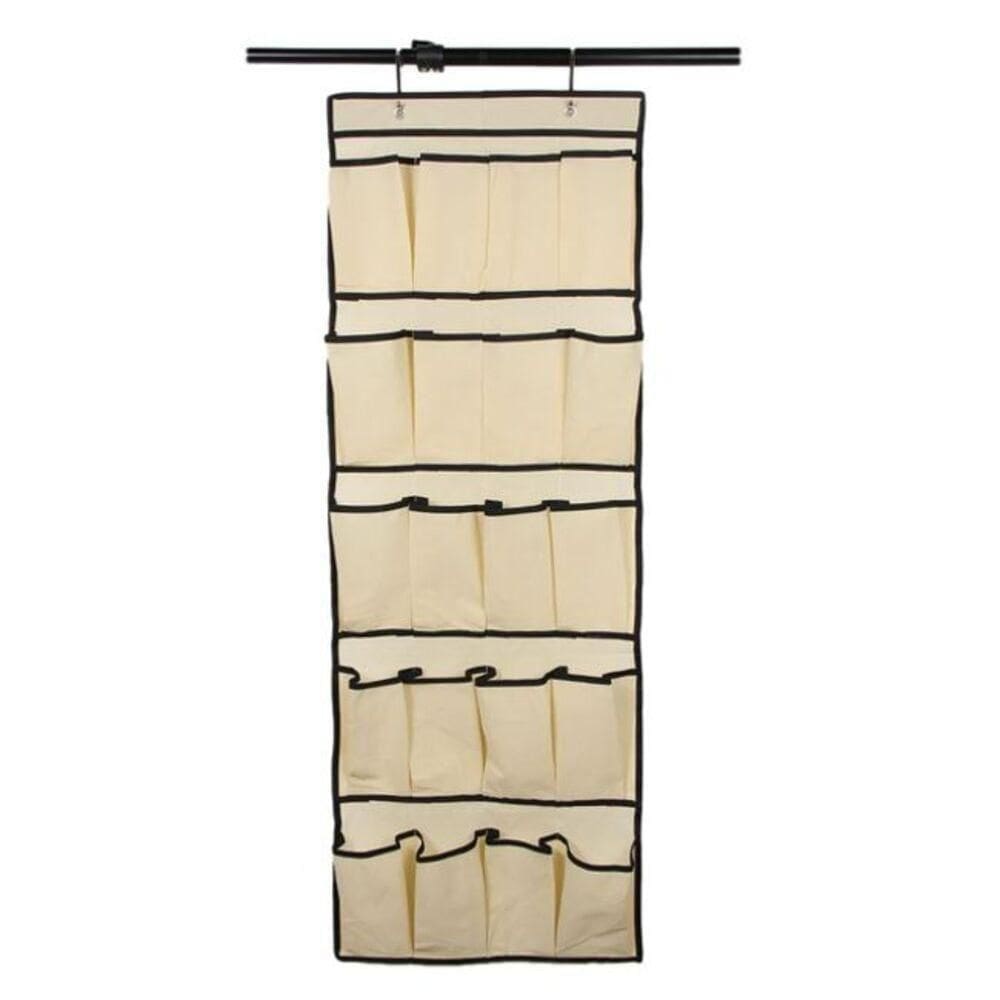 Sapateira De Porta E Parede 20 Sapatos Divisorias Organizador Vertical Com Capacidade Para 10 Pares