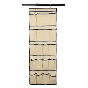 Sapateira De Porta E Parede 20 Sapatos Divisorias Organizador Vertical Com Capacidade Para 10 Pares