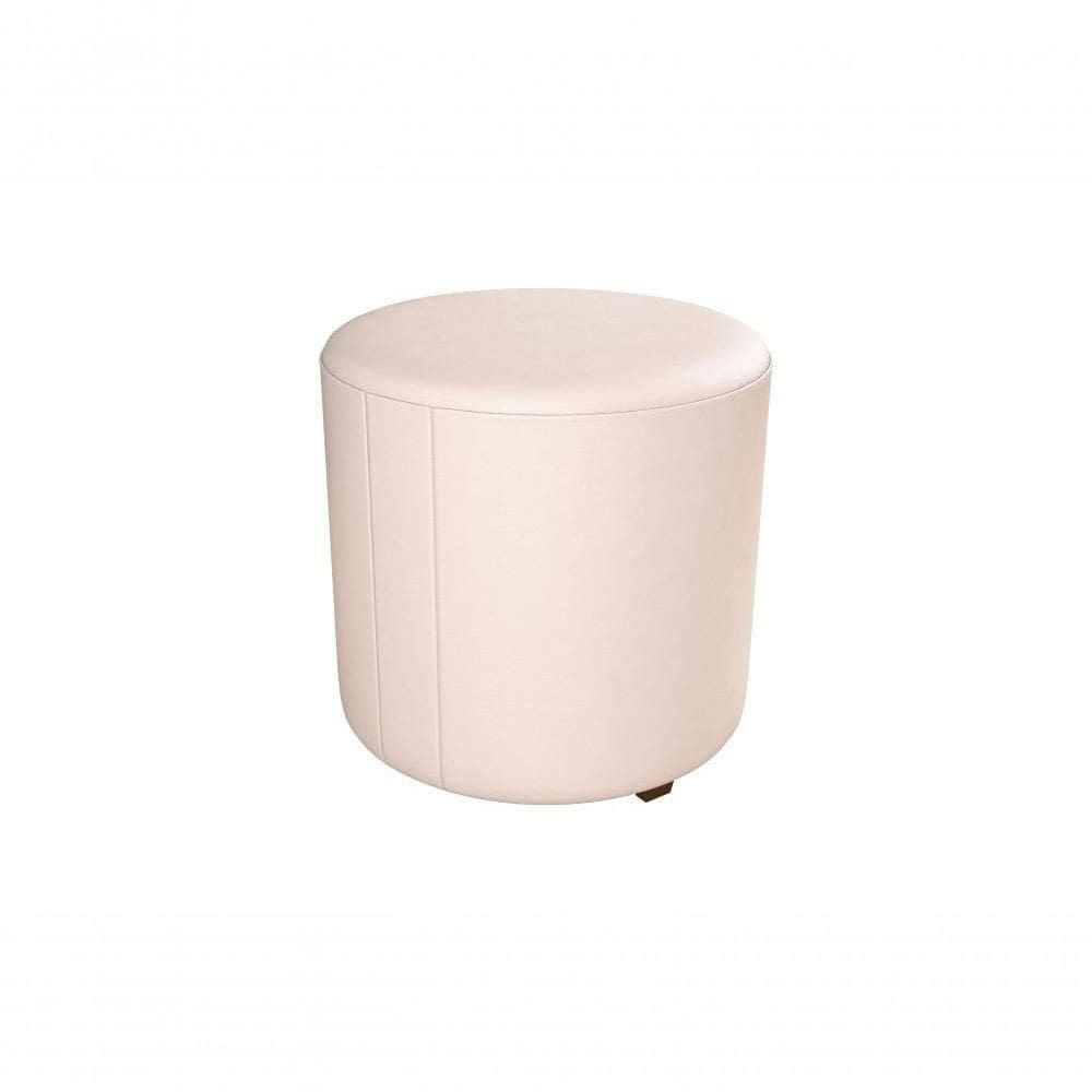 Puff Decorativo Sala Descando Copenhage Premium Sintetico Bege Matrix