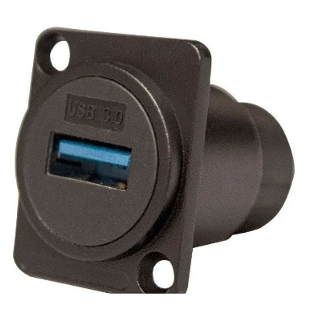 Emenda Fêmea Usb 3.0 Metálico Para Painel - Tebera Kit 2pçs
