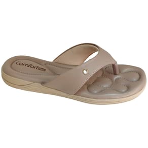 Chinelo Comfortflex Ultraconforto Ponto De Luz Nude 2480404