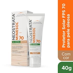 Protetor Solar Facial Neostrata Minesol Oil Control Médio Escuro FPS70 40g