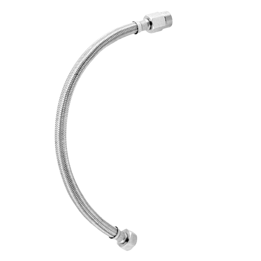 Engate Mangueira Flexível Trançado Inox Quente E Frio 60Cm