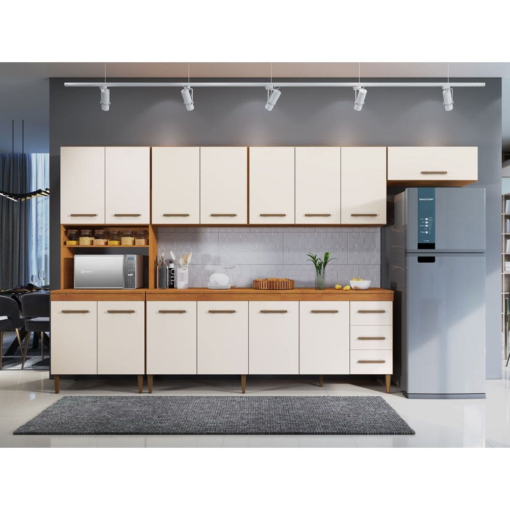 Cozinha Atenas 14 Portas de Madeira