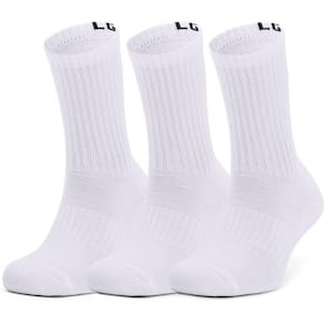 Kit Meia Under Armour Cano Alto 1367898 3 Pares