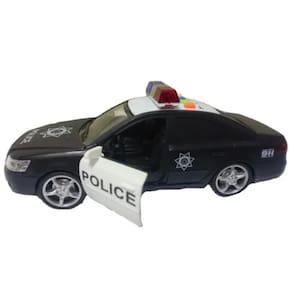 Carro De Polícia Com Som E Luzes Plástico resistente