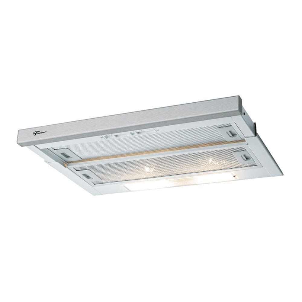 Depurador De Embutir Slim Fischer 60cm Branco Inox - 220V