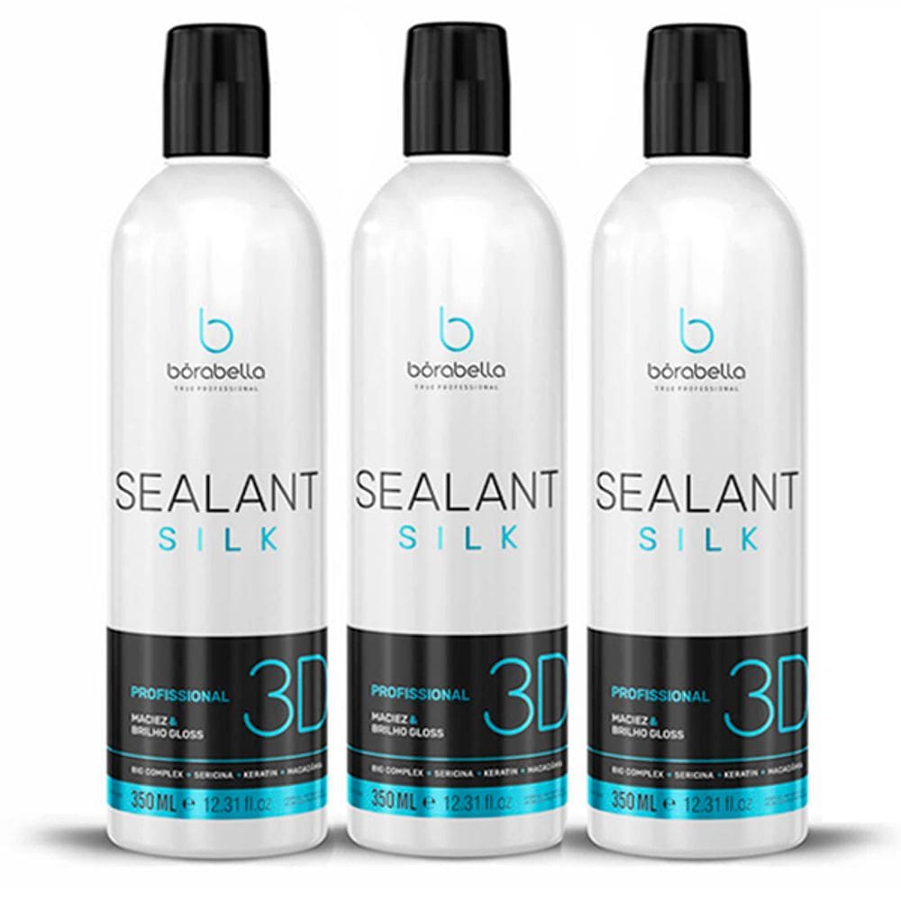 Kit Com 03 Selagem Sealant Silk 3D Bórabella 350ml