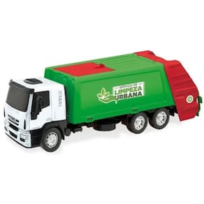 Veiculo Miniatura Brinquedo Caminhão Limpeza Coletor Lixos