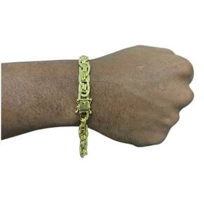 Pulseira bracelete estilosa de moeda velha 10 mm