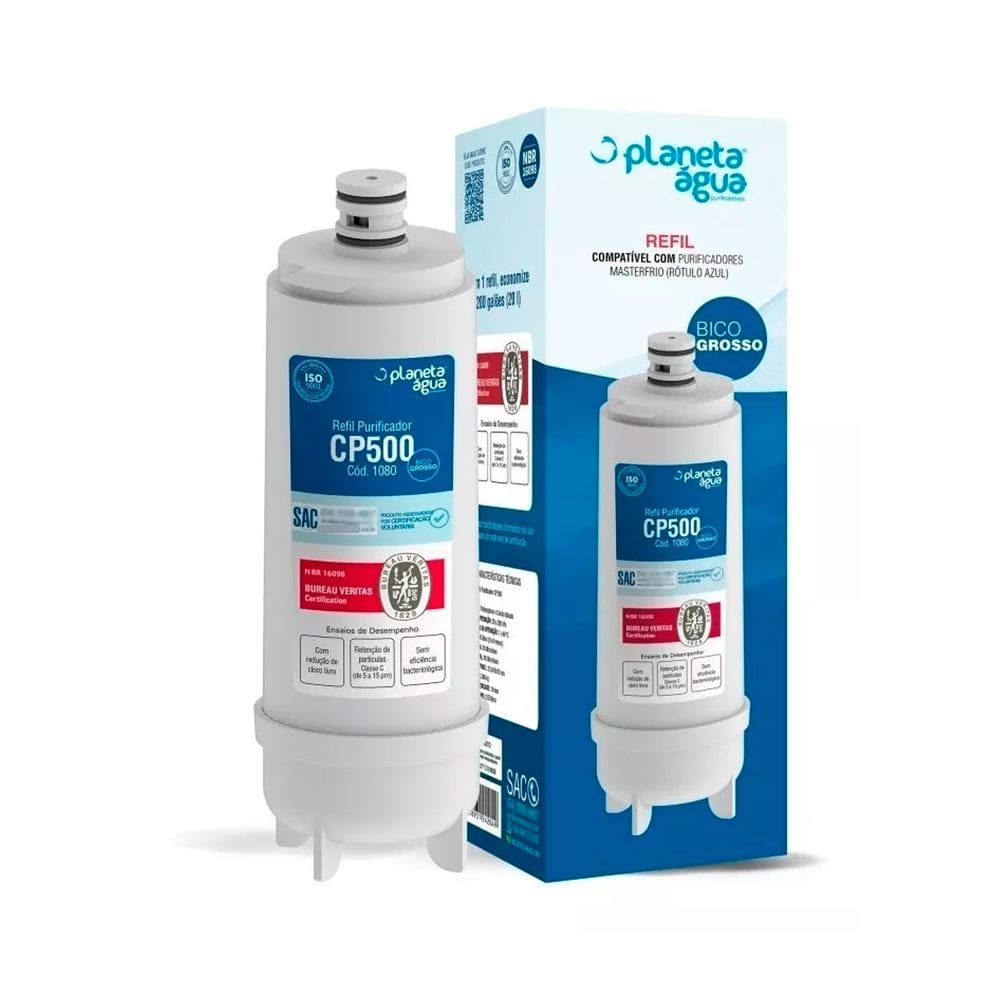 Refil Filtro P/ Purificador Cp 500 - 1080 Planeta Água