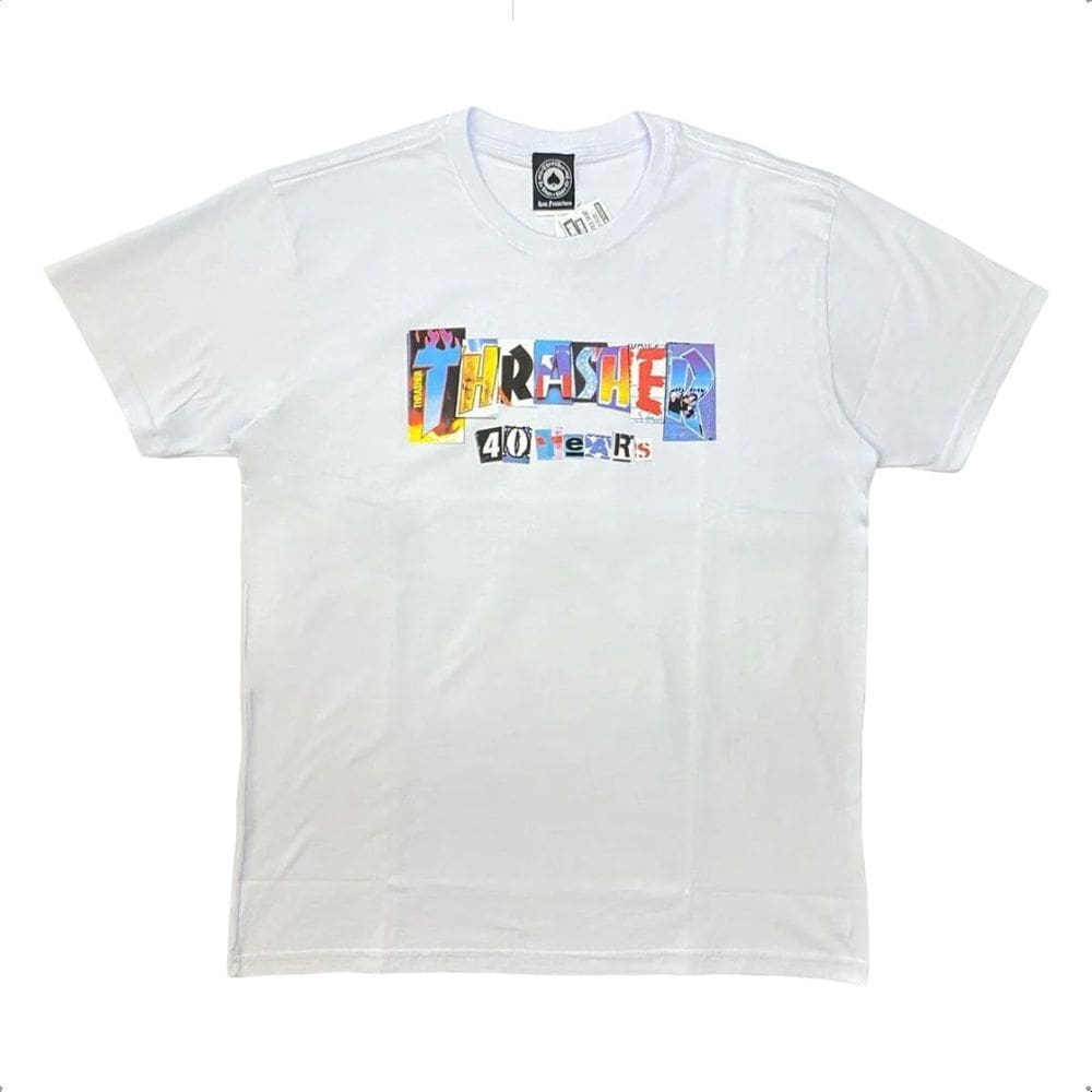 Camiseta Masculina Thrasher 40 Years Ranson