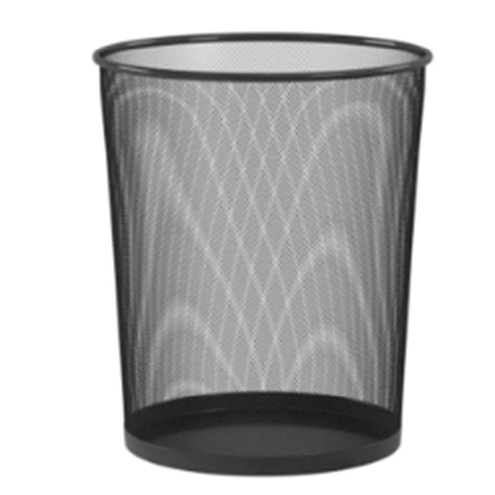 Lixeira de metal cesta de lixo para sala de trabalho
