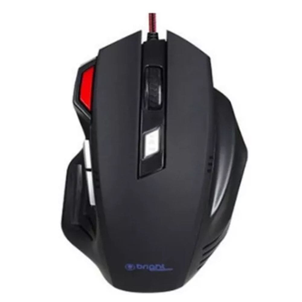 Mouse USB Gamer Pro 2400dpi Bright Mauser Mousi