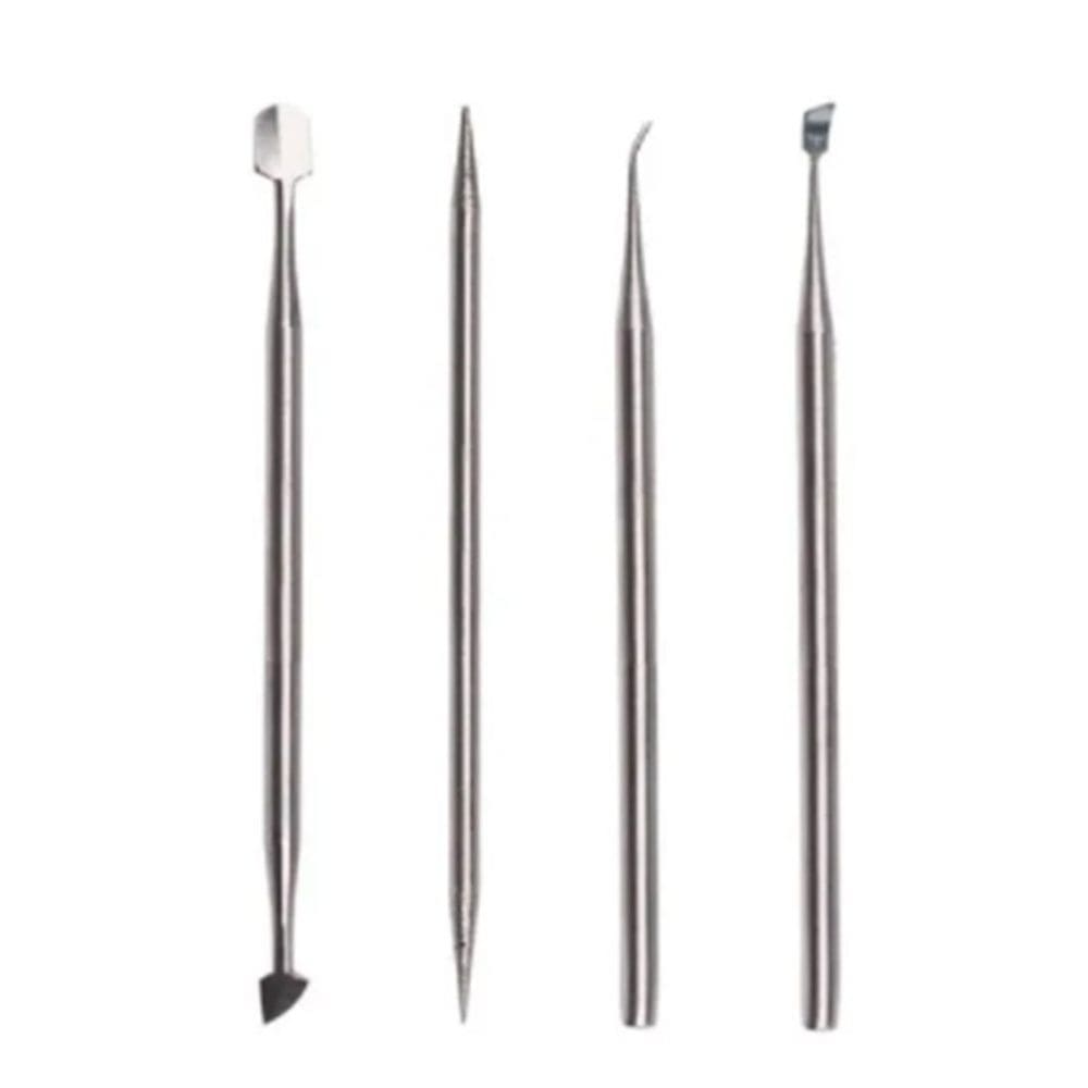 Kit Espátula+Palito+Desenc.+Rasp. Manicure