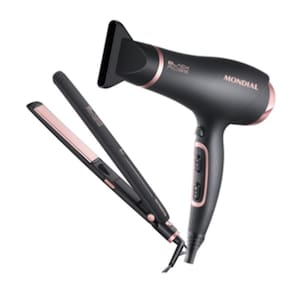 Kit Mondial Profissional: Secador e Chapinha