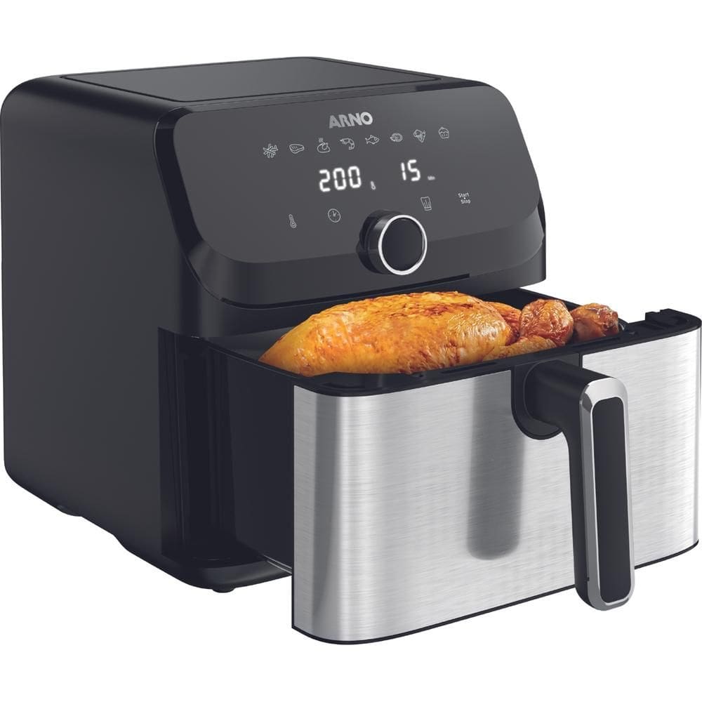 Fritadeira sem óleo Arno Air Fry Mega Digital 7,5L
