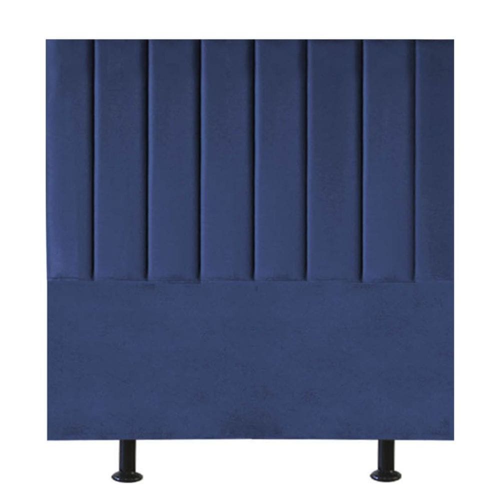 Cabeceira Estofada Cama Box Casal 140 cm Maisa Veludo
