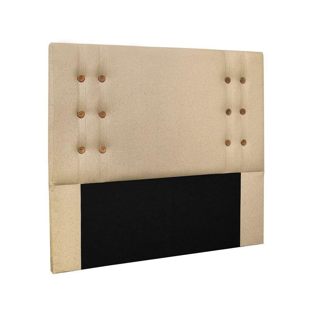 Cabeceira Cama Box King 195 Cm Genova Linho Dourado S04 - D`rossi