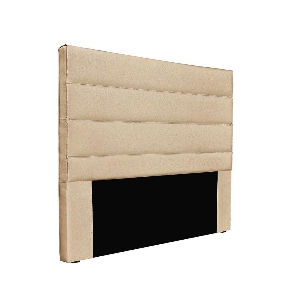 Cabeceira Cama Box Casal 140 Cm Arles Linho S04 - D`rossi Cor Dourado