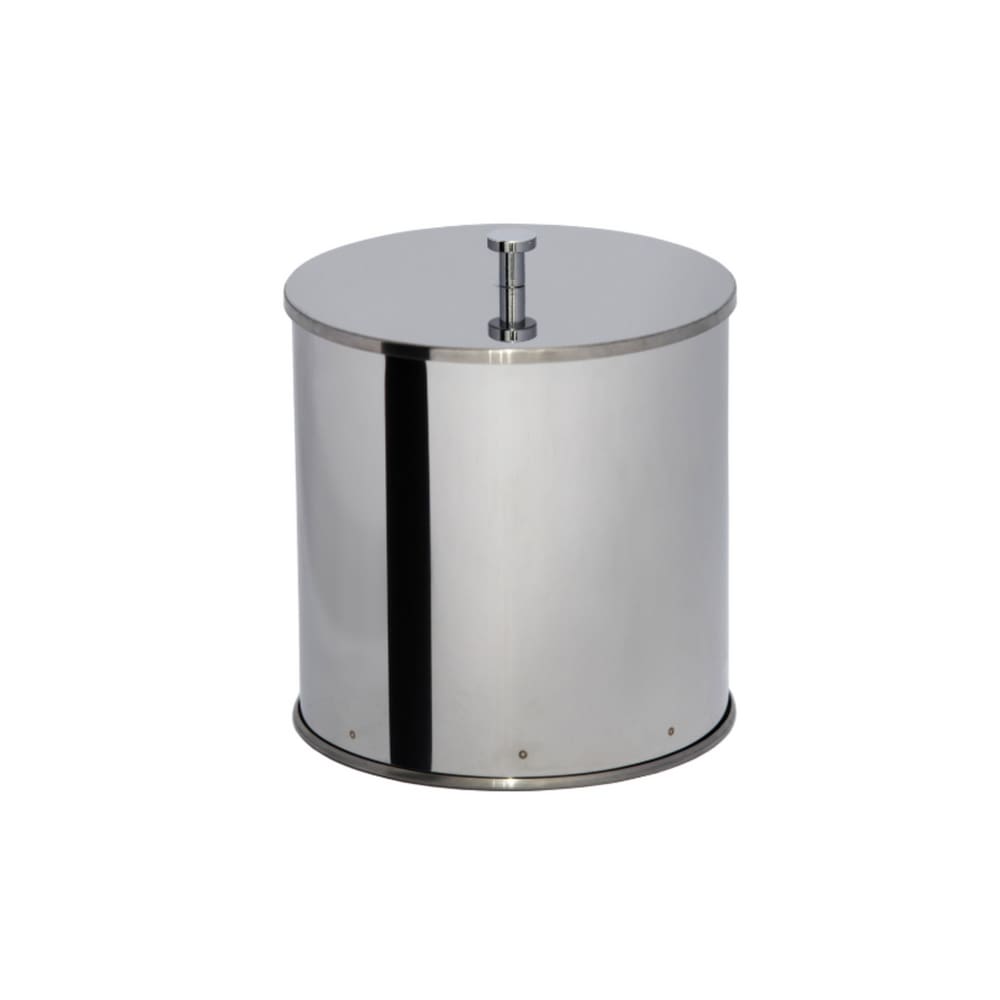 Lixeira em Aço Inox 03L com Tampa