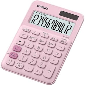 Calculadora de Mesa 12 Dígitos Rosa Claro