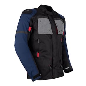 Jaqueta Texx Armor Masc Pret Azul Verm Cinz  L [F016]