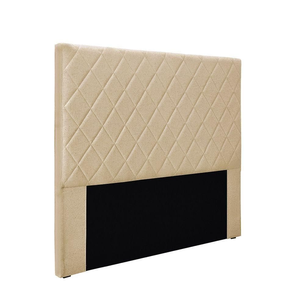 Cabeceira Cama Box Casal 140 Cm Dubai Linho S04 - D`rossi Cor Dourado