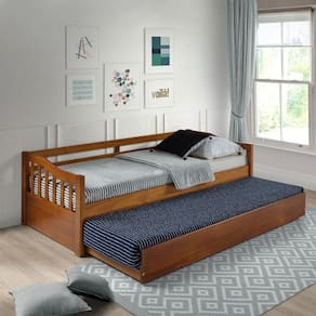 Sofá Cama Plus Com Cama Auxiliar Em Madeira Maciça Mv Outlet Mel