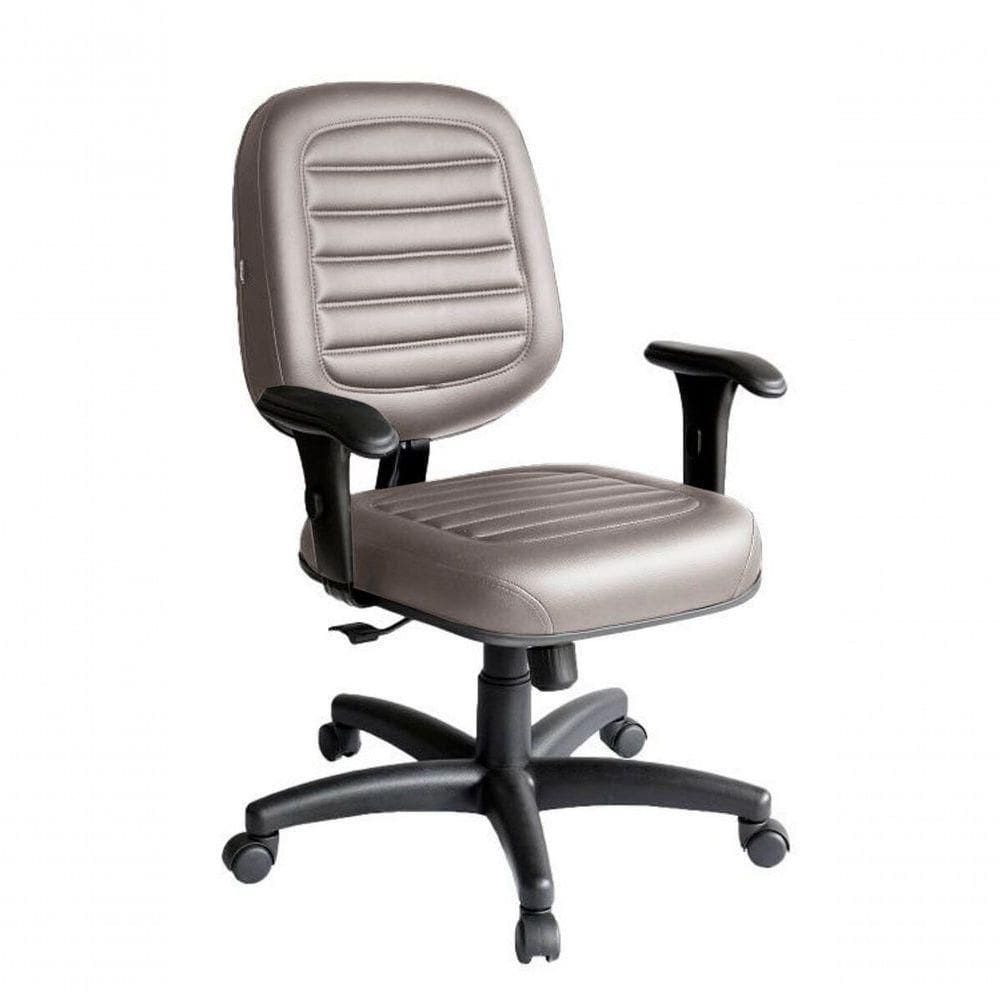 Cadeira Diretor Para Escritório Linha Blenda Cinza