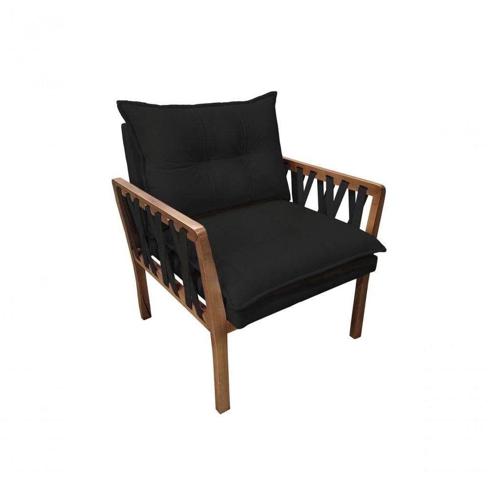 Poltrona Decorativa Luxo Safira Dora Bela Cor 0131