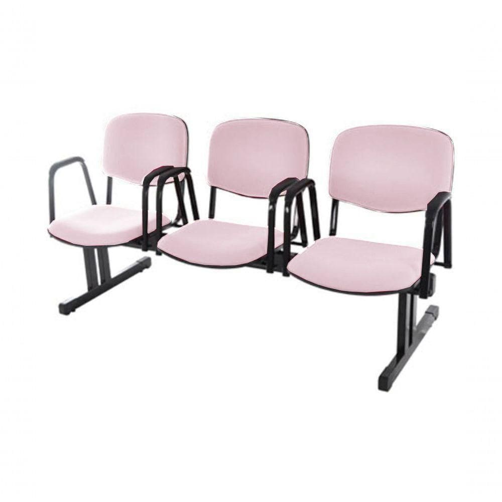 Cadeira Em Longarina Para Auditórios Linha Hotel Rosa