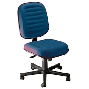 Cadeira Para Escritório Diretor Gomada Linha Blenda Azul