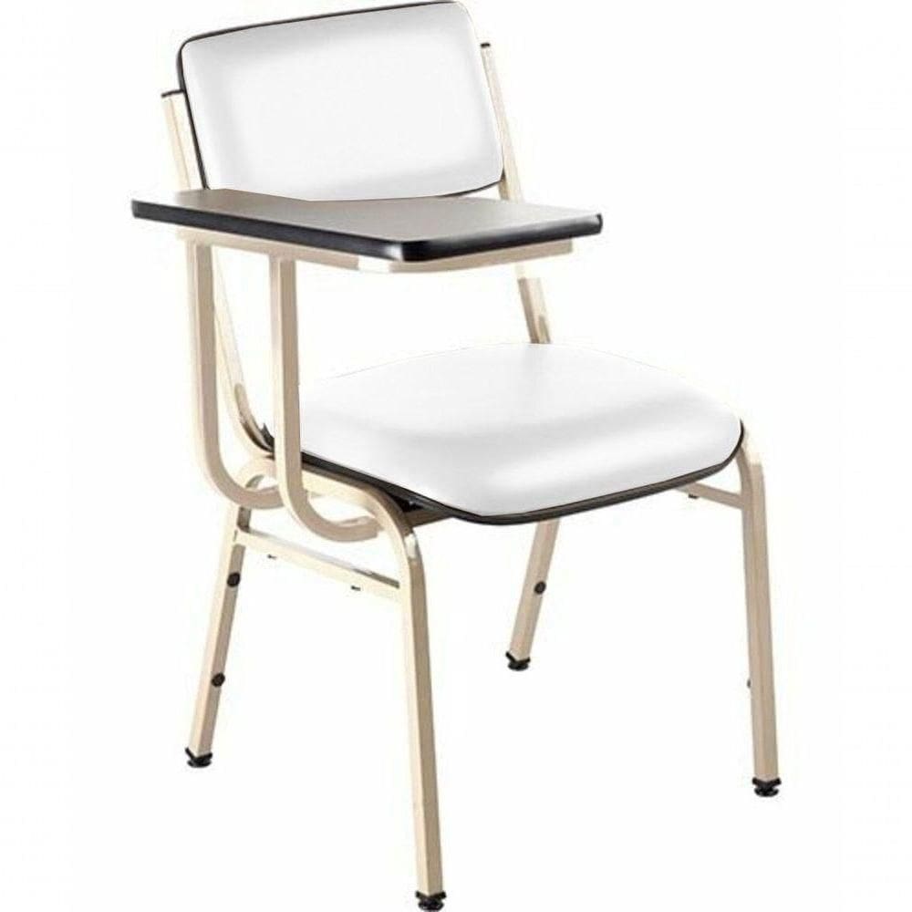 Cadeira Universitária Para Auditórios Linha Hotel Smart Branco
