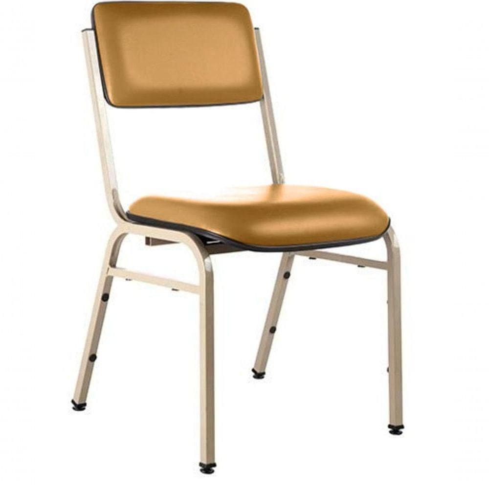 Cadeira Empilhável Para Auditórios Linha Hotel Smart Amarelo