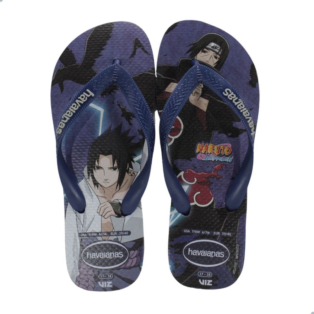 Chinelo Havaianas Top Naruto-Azul Marinho