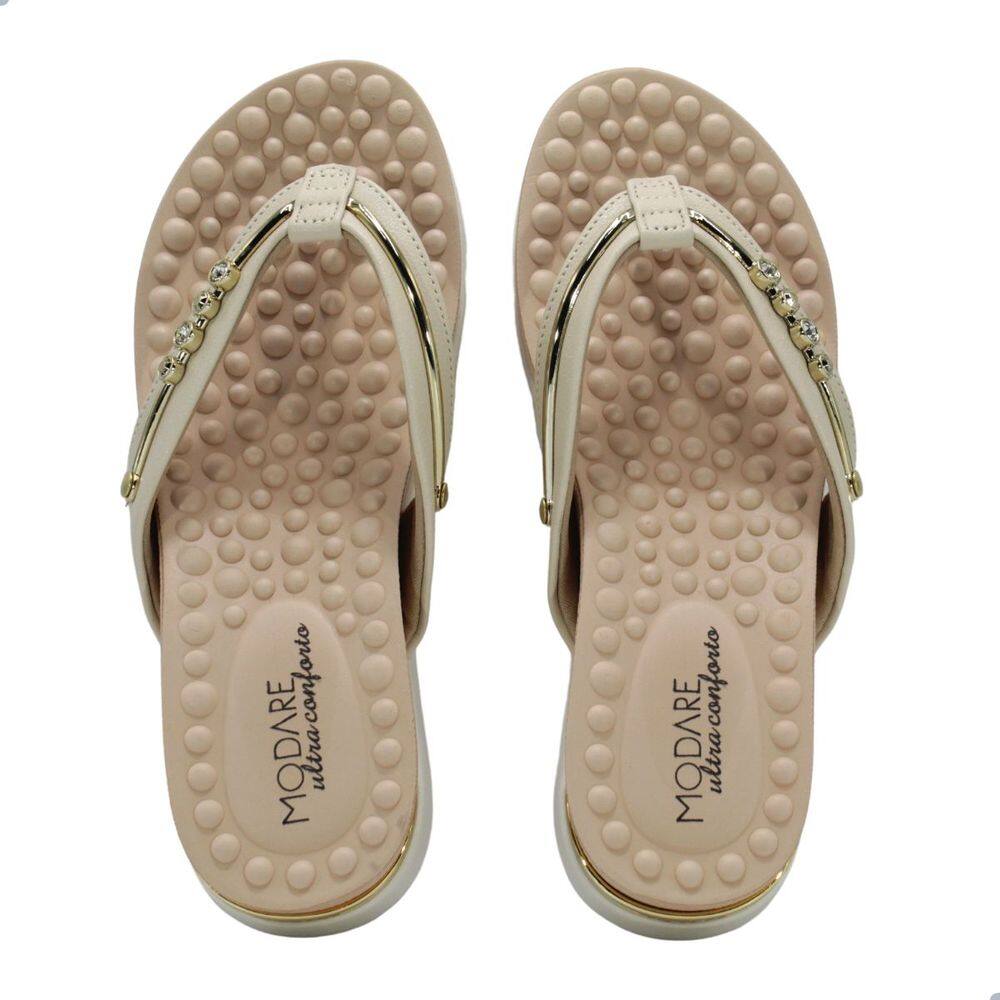 Tamanco Modare Feminino Creme