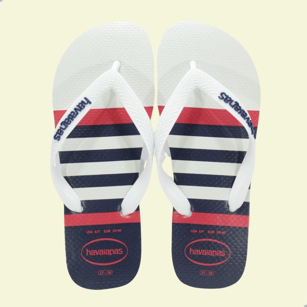 Chinelo Havaianas Top Nautical Branco
