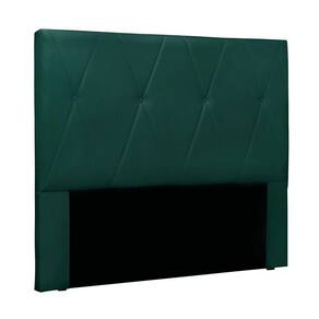 Cabeceira Cama Box King 195 Cm Aquilla Veludo Verde S04 - D`rossi