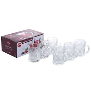 Caneca De Vidro Diamond 6 peças 200 Ml D1526