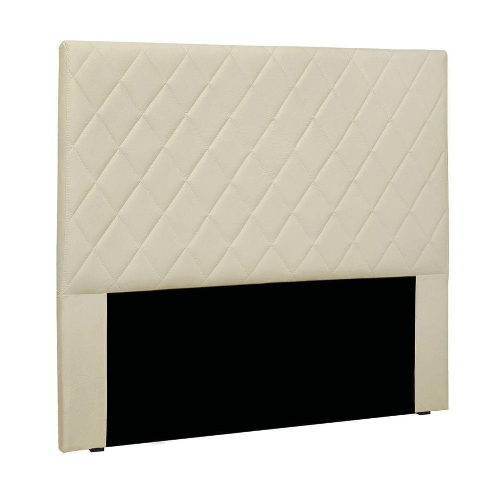 Cabeceira Cama Box Casal 140 Cm Dubai Veludo Bege S04 - D`rossi