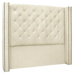 Cabeceira Casal Cama Box 140cm Louise S06 Linho Pérola - Mpozenato
